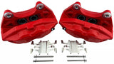 Red 4 Piston Front Left Right Brake Calipers fits 370Z FX50 G37 M37 M56 Q50 Q60