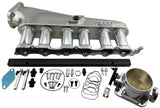 2JZGTE Billet Intake manifold + Fuel Rail + 90mm Throttle Body fits Supra Aristo