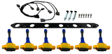 6 Coils Conversion FITS VR38DETT R35 GTR to R33 S1 GT-R RB26DETT 2.6L Twin Turbo